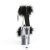 Pleaser ADORE-724F Sandali con Plateau Trasparente Nero EU-41 / US-11