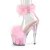 Pleaser ADORE-724F Sandali con Plateau Trasparente Rosa Chiaro EU-37 / US-7