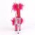 Pleaser ADORE-724F Sandali con Plateau Trasparente Rosa EU-39 / US-9