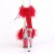 Pleaser ADORE-724F Sandali con Plateau Trasparente Rosso EU-37 / US-7