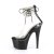 Pleaser ADORE-724RS Sandali con Plateau Strass Trasparente Nero EU-39 / US-9