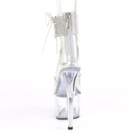 Pleaser ADORE-724RS Sandali con Plateau Strass Trasparente EU-35 / US-5