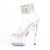Pleaser ADORE-724RS Sandali con Plateau Strass Trasparente EU-35 / US-5