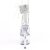 Pleaser ADORE-724RS-02 Sandali con Plateau Strass Trasparente EU-35 / US-5