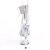 Pleaser ADORE-727RS Sandali con Plateau Strass Trasparente Argento EU-35 / US-5