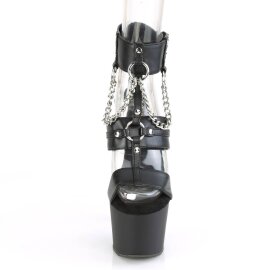 Pleaser ADORE-761 Sandali con Plateau Similpelle Nero EU-41 / US-11