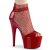 Pleaser ADORE-765RM Sandali con Plateau Rete Vernice Rosso EU-35 / US-5