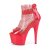 Pleaser ADORE-765RM Sandali con Plateau Rete Vernice Rosso EU-37 / US-7