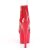 Pleaser ADORE-765RM Sandali con Plateau Rete Vernice Rosso EU-37 / US-7