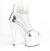 Pleaser ADORE-765RM Sandali con Plateau Rete Cromato Argento EU-39 / US-9
