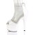 Pleaser ADORE-765RM Sandali con Plateau Rete Vernice Bianco EU-35 / US-5