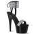 Pleaser ADORE-770 Sandali con Plateau Vernice Strass Nero EU-35 / US-5