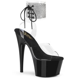 Pleaser ADORE-791-2RS Sandali con Plateau Vernice Strass...