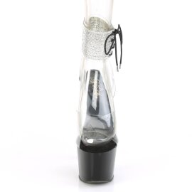 Pleaser ADORE-791-2RS Sandali con Plateau Vernice Strass...