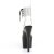 Pleaser ADORE-791-2RS Sandali con Plateau Vernice Strass Trasparente Nero EU-41 / US-11