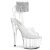 Pleaser ADORE-791-2RS Sandali con Plateau Vernice Strass Trasparente EU-35 / US-5