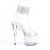 Pleaser ADORE-791-2RS Sandali con Plateau Vernice Strass Trasparente EU-35 / US-5