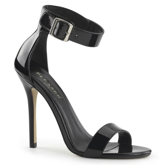 Pleaser AMUSE-10 Sandali con Plateau Vernice Nero EU-40 / US-10