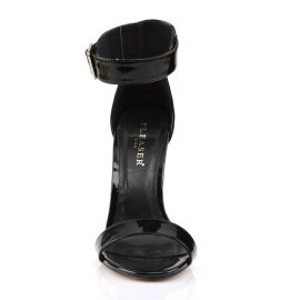 Pleaser AMUSE-10 Sandali con Plateau Vernice Nero EU-42 / US-12