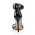 Pleaser AMUSE-10 Sandali con Plateau Vernice Nero EU-35 / US-5