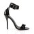 Pleaser AMUSE-10 Sandali con Plateau Vernice Nero EU-35 / US-5