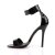 Pleaser AMUSE-10 Sandali con Plateau Vernice Nero EU-37 / US-7