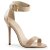 Pleaser AMUSE-10 Sandali con Plateau Vernice Beige EU-40 / US-10