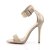 Pleaser AMUSE-10 Sandali con Plateau Vernice Beige EU-40 / US-10