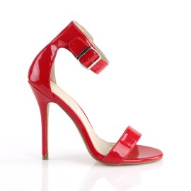 Pleaser AMUSE-10 Sandali con Plateau Vernice Rosso EU-35 / US-5