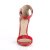 Pleaser AMUSE-10 Sandali con Plateau Vernice Rosso EU-35 / US-5