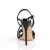 Pleaser AMUSE-13 Sandali con Plateau Vernice Nero EU-36 / US-6