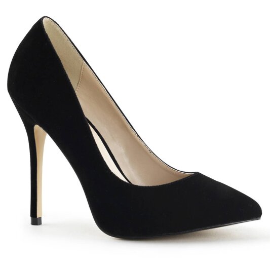 Pleaser AMUSE-20 Décolleté Velluto Nero EU-39 / US-9