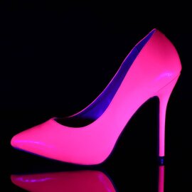 Pleaser AMUSE-20 Décolleté Vernice Neon Rosa EU-41 / US-11