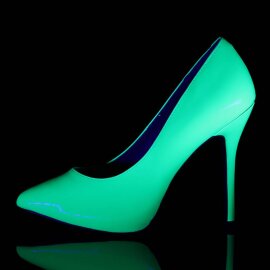 Pleaser AMUSE-20 Décolleté Vernice Neon Verde EU-42 / US-12