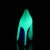 Pleaser AMUSE-20 Décolleté Vernice Neon Verde EU-42 / US-12