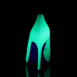 Pleaser AMUSE-20 Décolleté Vernice Neon Verde EU-37 / US-7