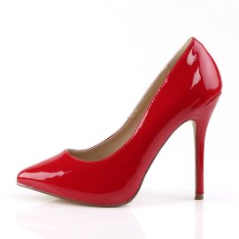 Pleaser AMUSE-20 Décolleté Vernice Rosso EU-42 / US-12