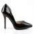 Pleaser AMUSE-22 Décolleté Vernice Nero EU-44 / US-14