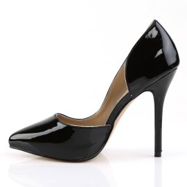 Pleaser AMUSE-22 Décolleté Vernice Nero EU-35 / US-5
