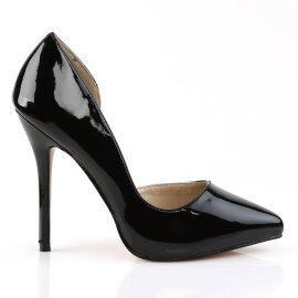 Pleaser AMUSE-22 Décolleté Vernice Nero EU-35 / US-5