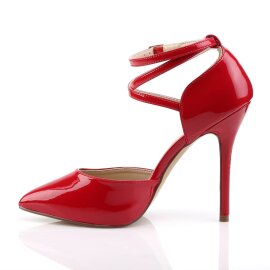 Pleaser AMUSE-25 Décolleté Vernice Rosso EU-35 / US-5