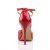 Pleaser AMUSE-25 Décolleté Vernice Rosso EU-35 / US-5