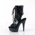 Pleaser BEJEWELED-1016-6 Stivaletti con Plateau Ologramma Strass Nero EU-35 / US-5