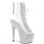 Pleaser BEJEWELED-1016C-2-7 Stivaletti con Plateau Strass Trasparente Argento EU-35 / US-5