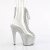 Pleaser BEJEWELED-1016C-2-7 Stivaletti con Plateau Strass Trasparente Argento EU-35 / US-5