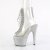 Pleaser BEJEWELED-1016C-2-7 Stivaletti con Plateau Strass Trasparente Argento EU-36 / US-6