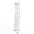 Pleaser BEJEWELED-1018C-2RS Stivaletti con Plateau Strass Trasparente Argento EU-35 / US-5