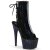 Pleaser BEJEWELED-1018DM-7 Stivaletti con Plateau Ologramma Strass Nero EU-41 / US-11