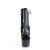 Pleaser BEJEWELED-1018DM-7 Stivaletti con Plateau Ologramma Strass Nero EU-41 / US-11