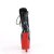 Pleaser BEJEWELED-1020-7 Stivaletti con Plateau Ologramma Strass Nero Rosso EU-35 / US-5